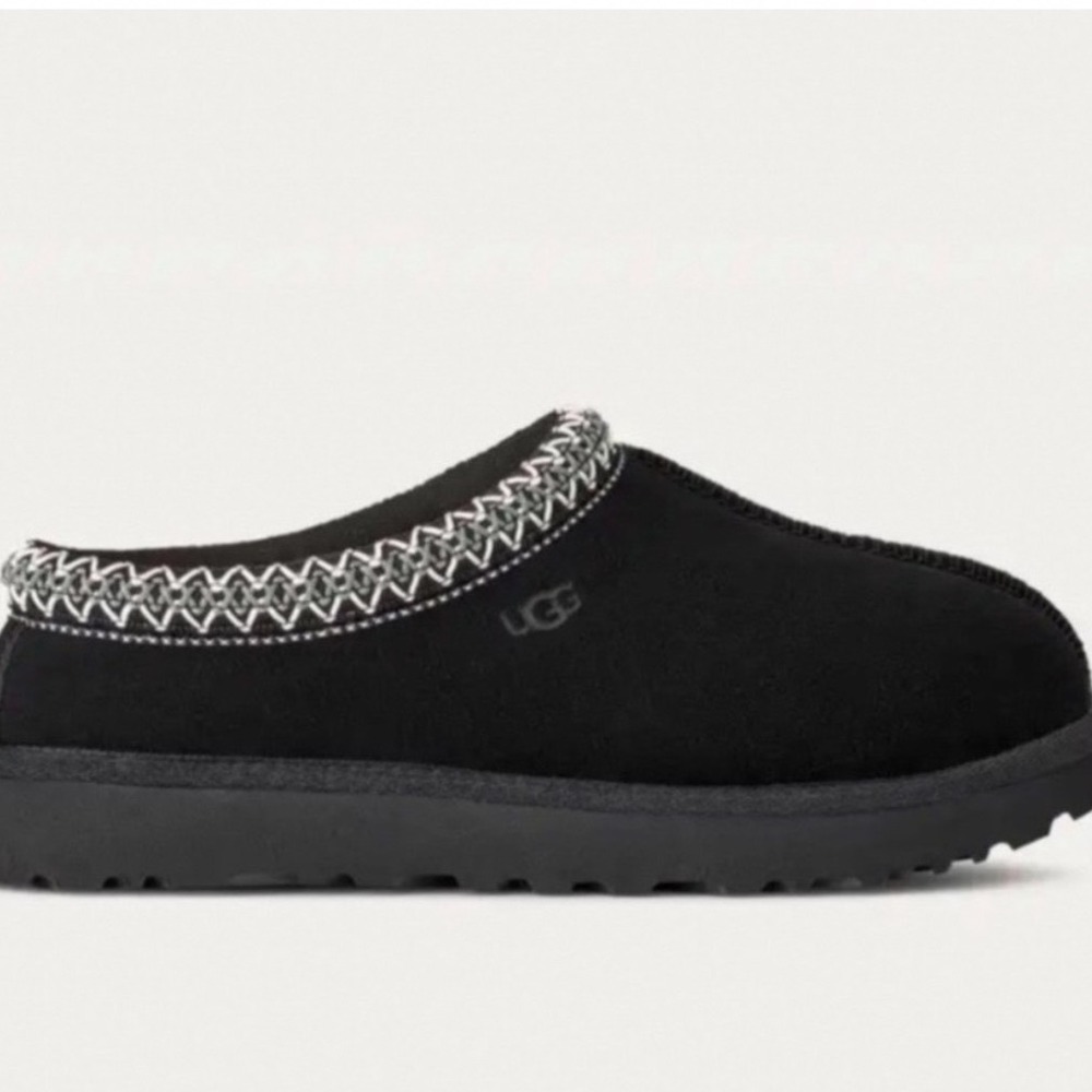 UGG Black Tasman 2 Suede Slippers Loafers Women's Size 9 $125